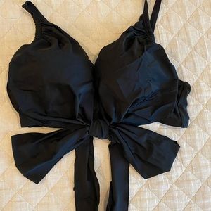 Wrap balconette swim top